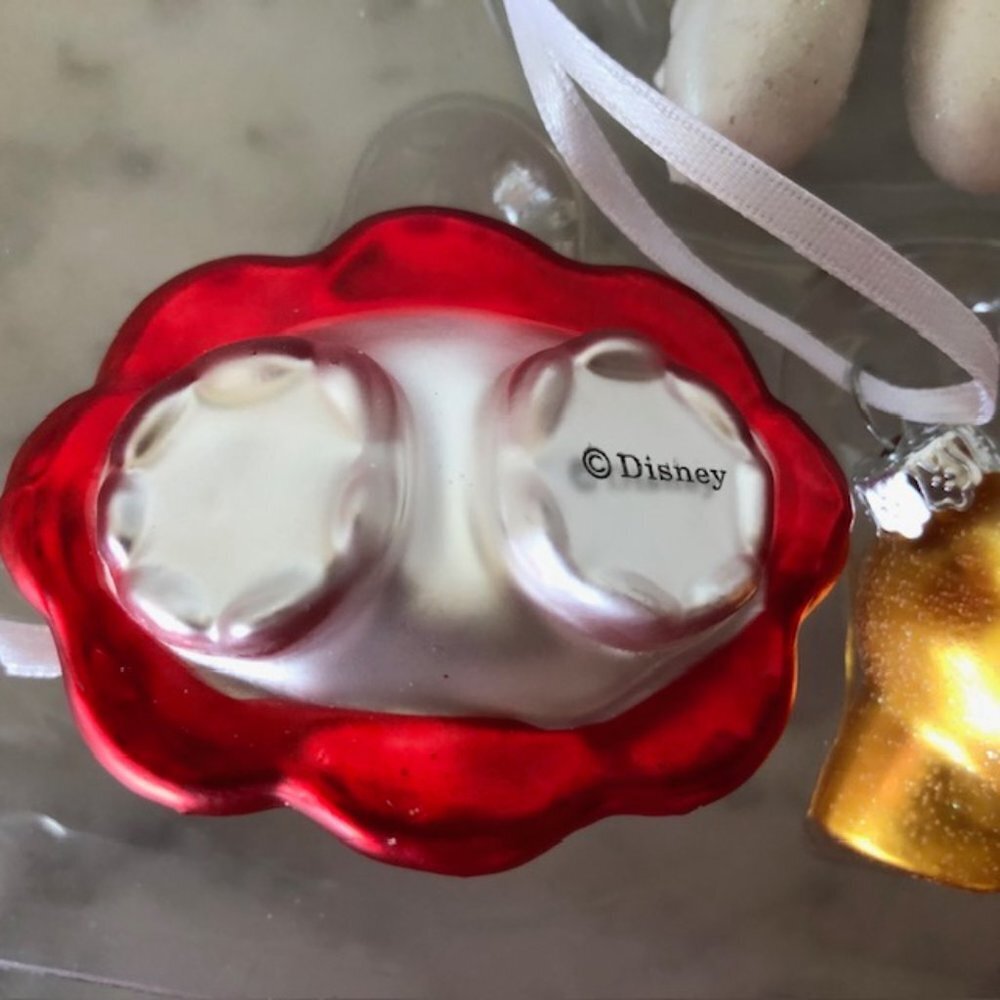 DISNEY Hallmark Special 85th Anniversary Minnie Mouse Glass Blown Orname… - Picture 6 of 15